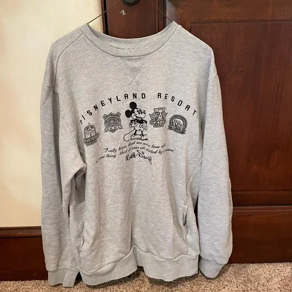 Official Disney Parks Merchandise Walt Disney World Sweatshirt, EUC, Size M - Picture 2 of 4